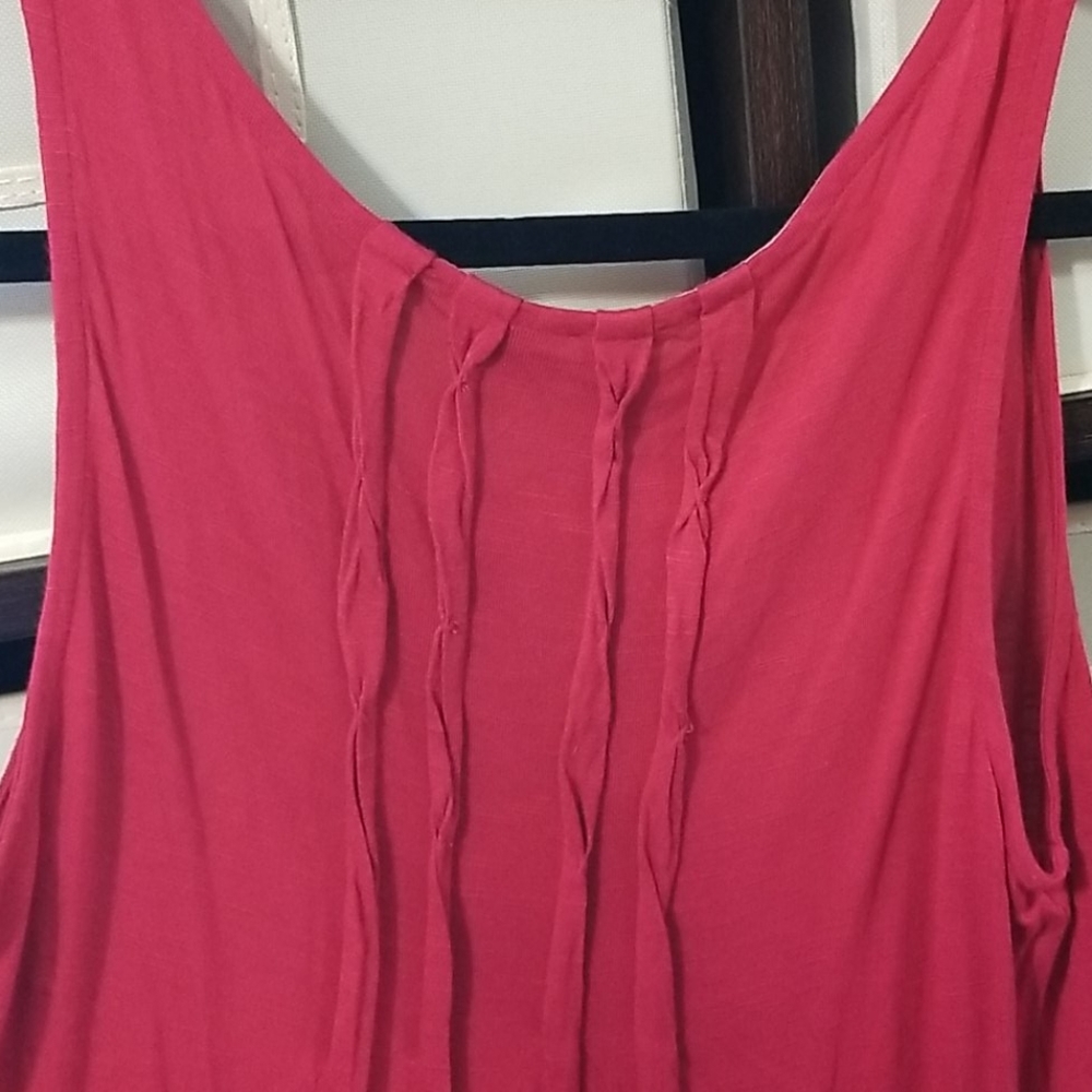 Elle Tank Top Red - Picture 3 of 7